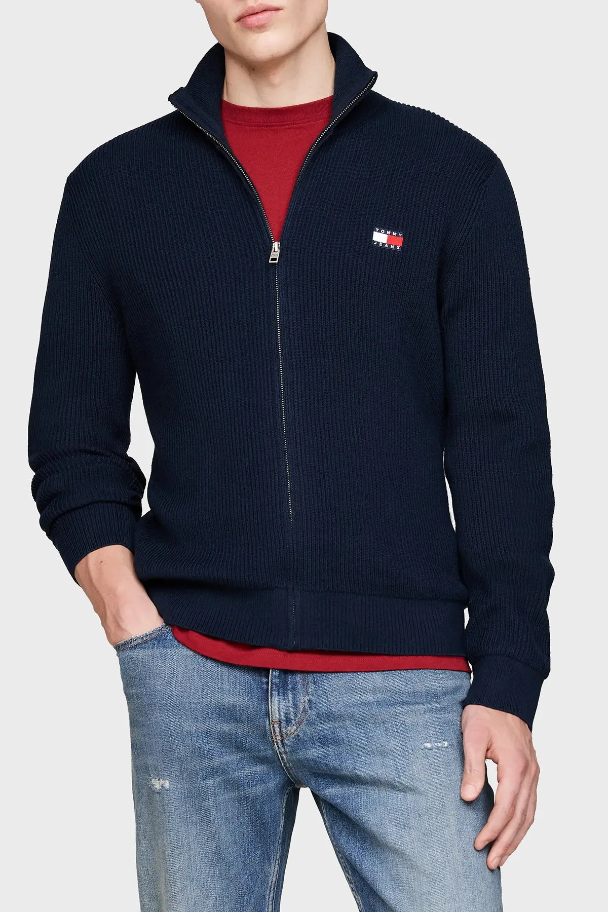 Tjm Slim Xs Badge Zip Thru