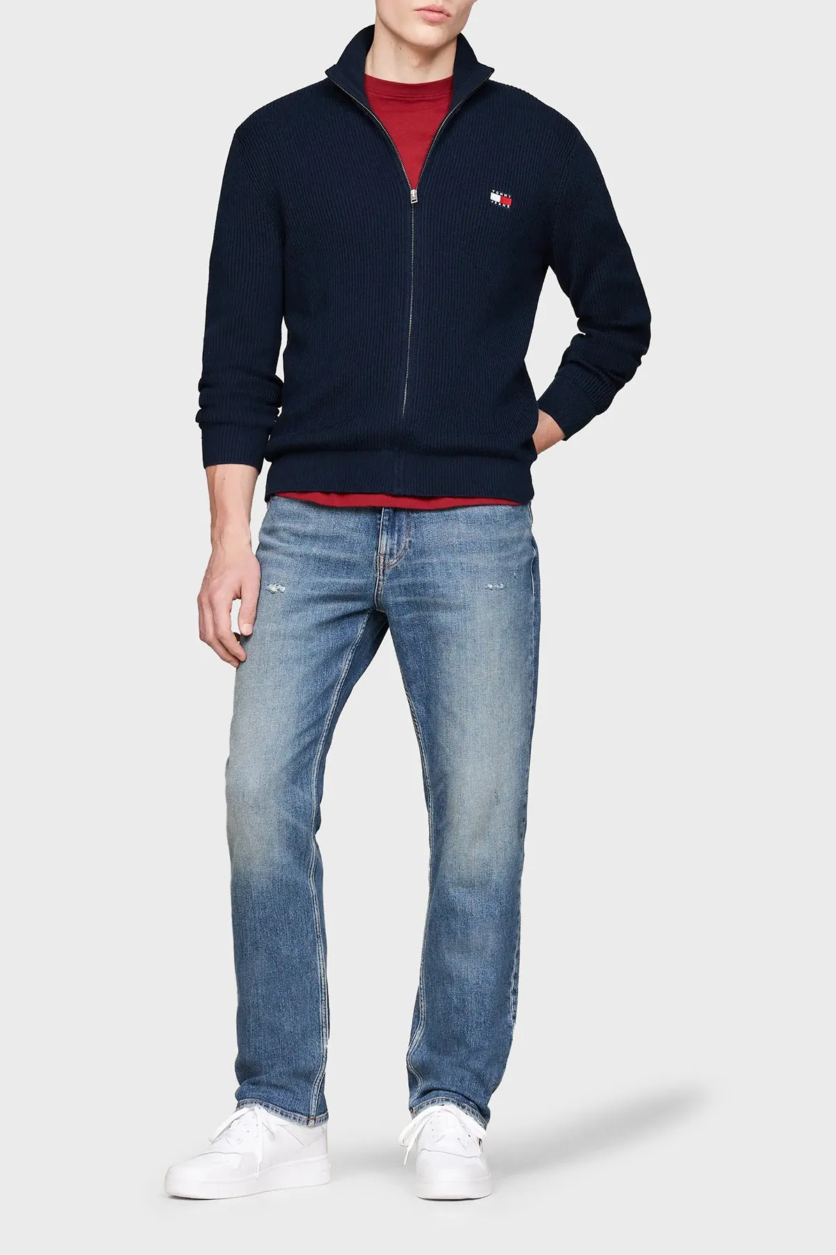 Tjm Slim Xs Badge Zip Thru