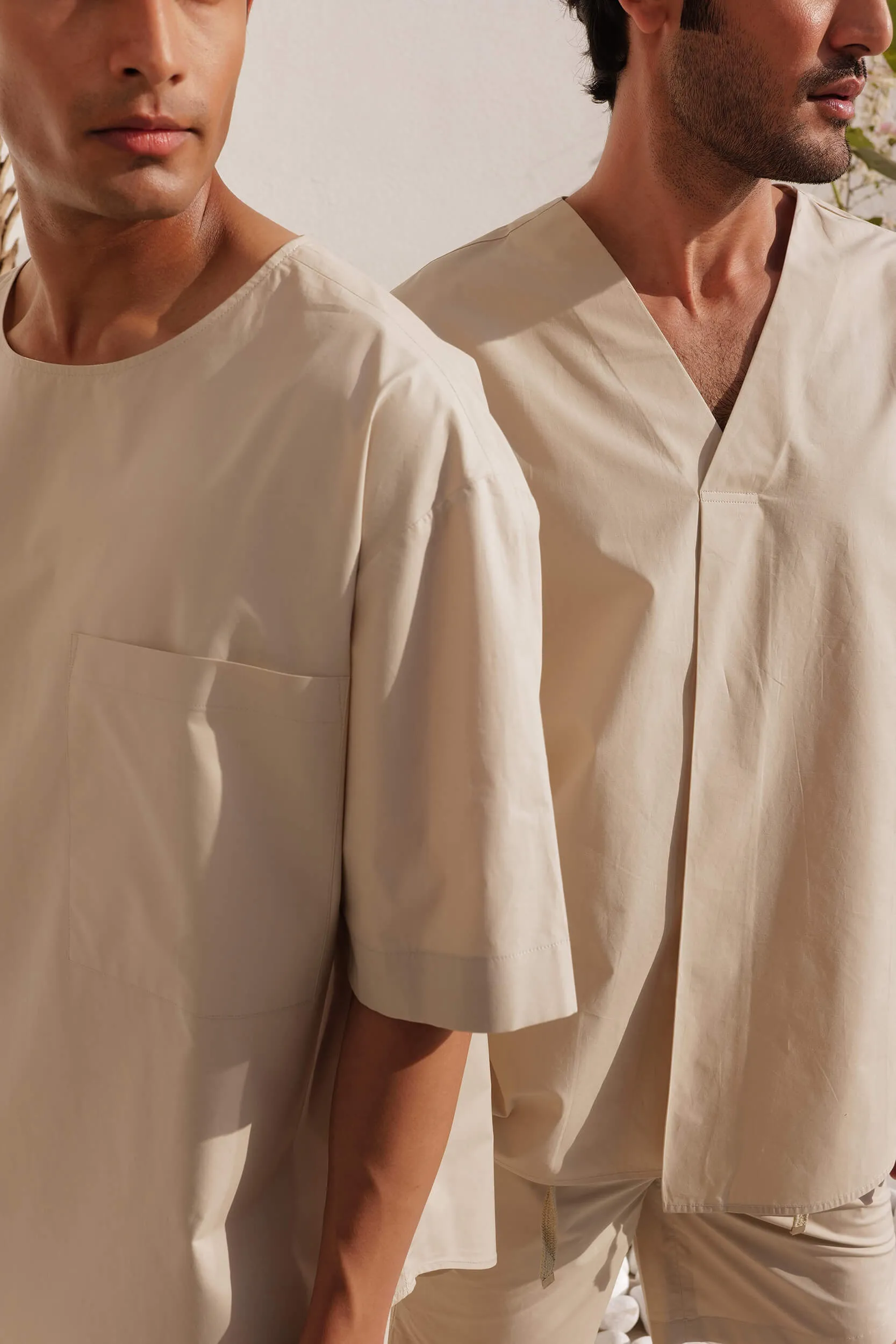 Tokyo Shirt - Man & Lyon Shorts - Man (Natural)