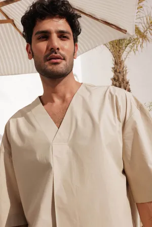 Tokyo Shirt - Man & Lyon Shorts - Man (Natural)