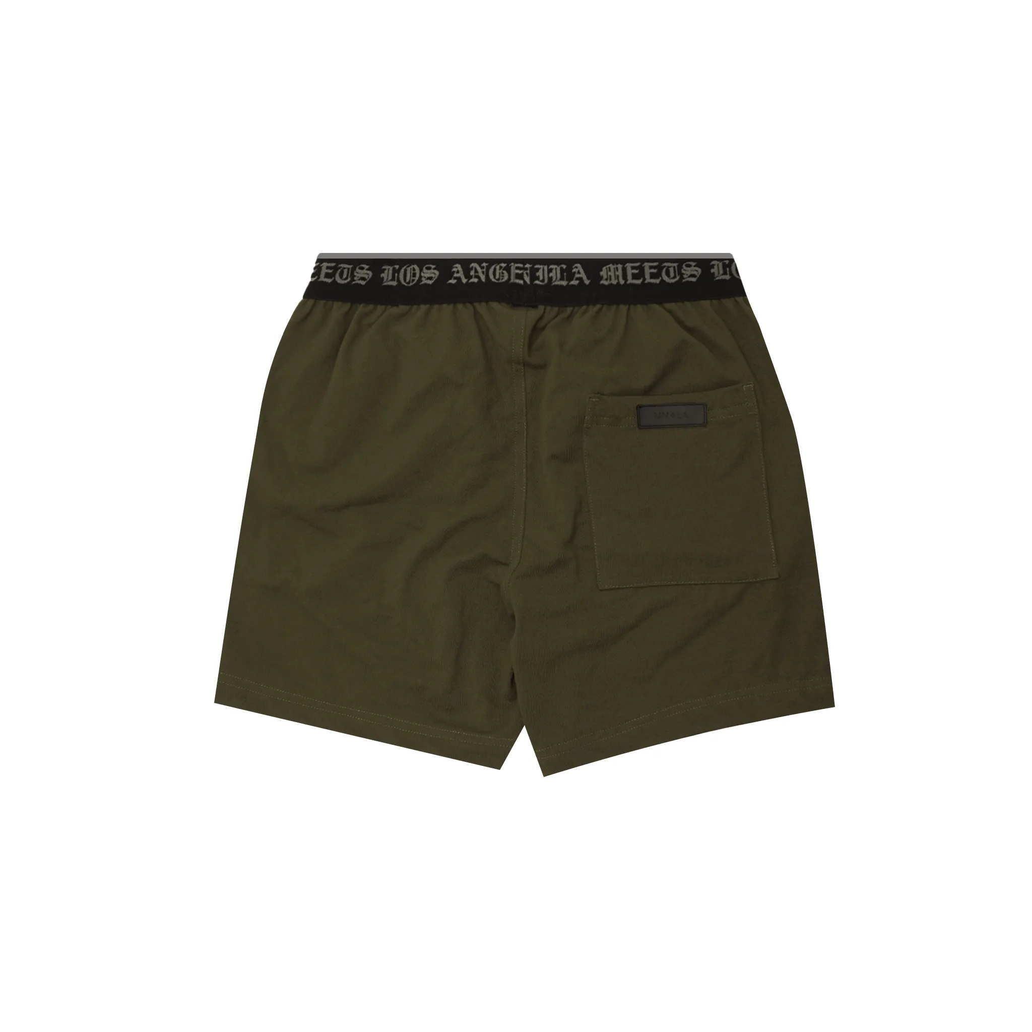 TRAINING SHORTS IN OLIVE