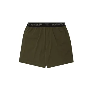 TRAINING SHORTS IN OLIVE