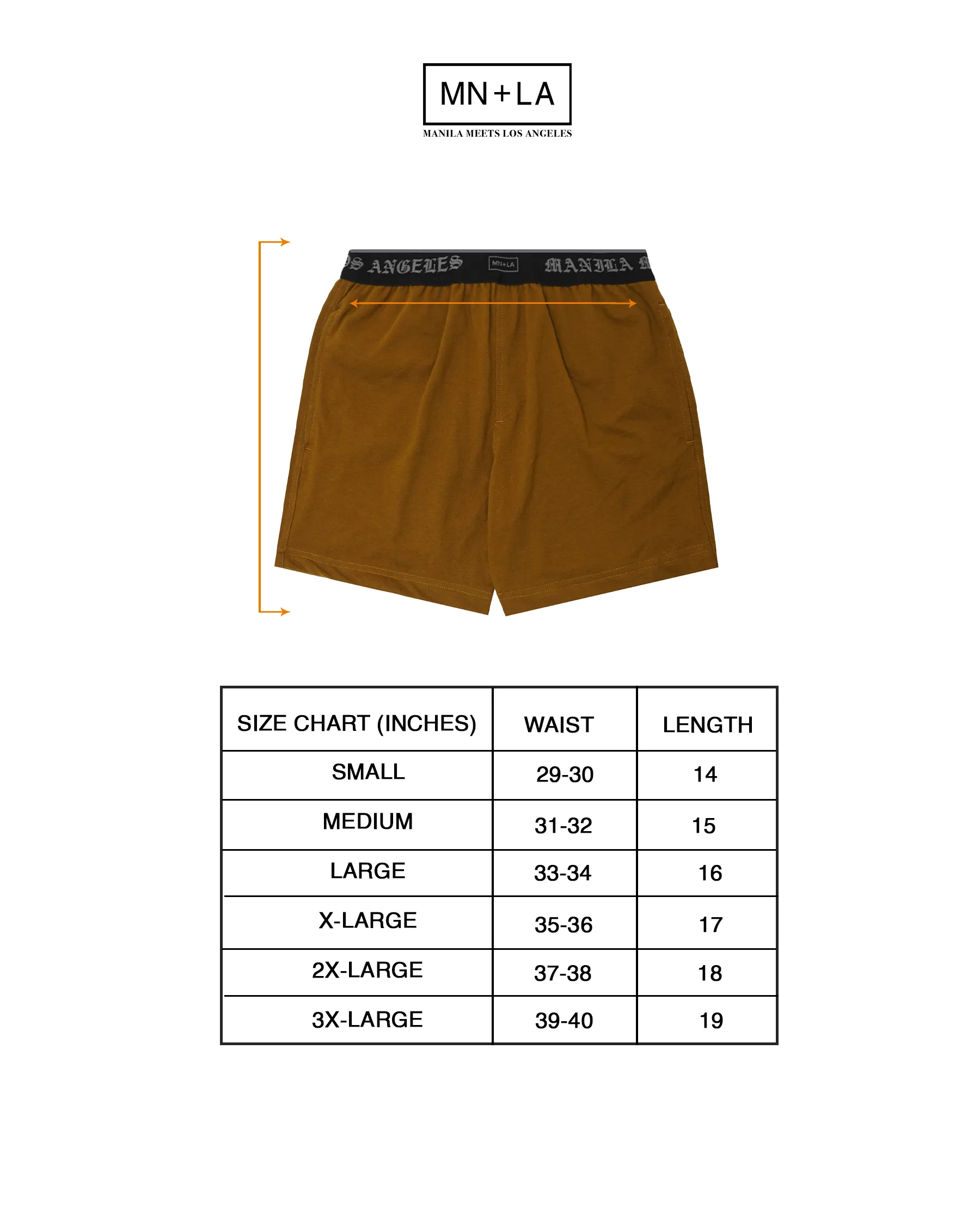 TRAINING SHORTS IN RUST