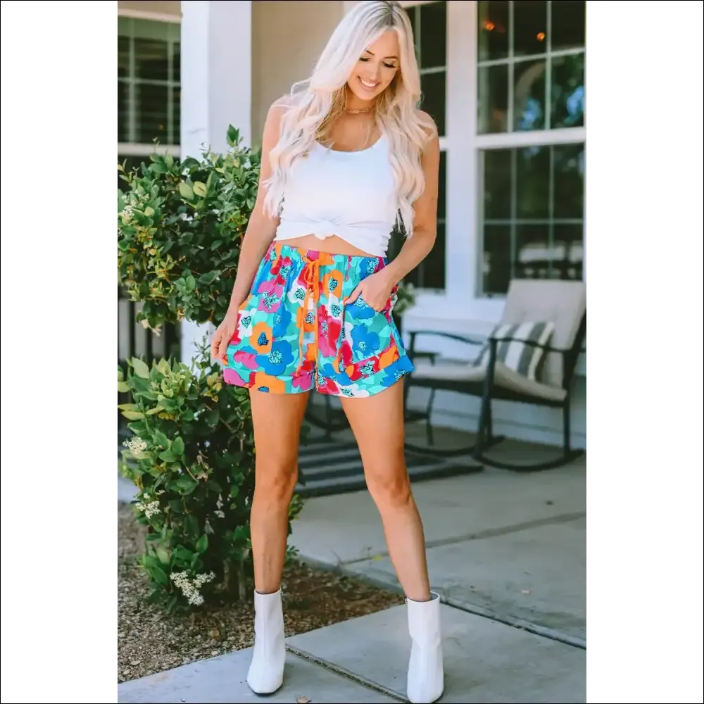 Trendy Drawstring High Waist Shorts for Stylish Women