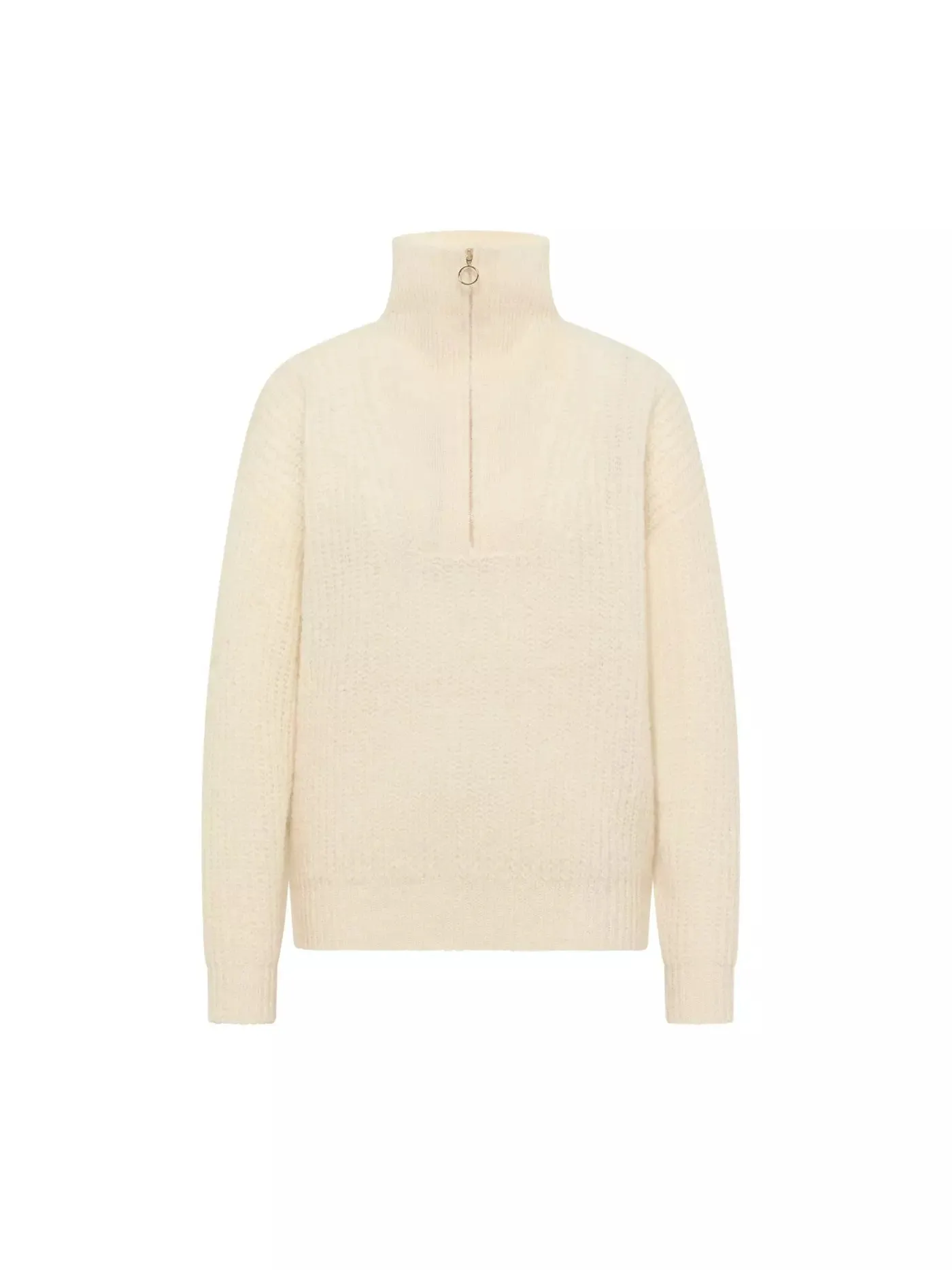 Troyer pullover in off white