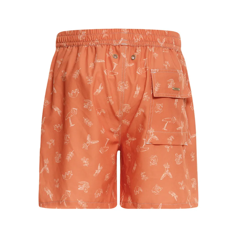 TUMACO ORANGE MEDIUM SHORTS