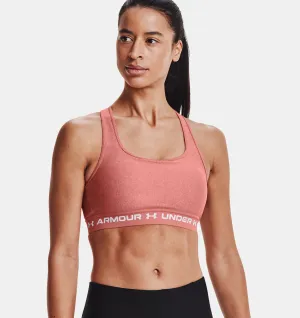 Under Armour Women's Armour® Mid Crossback Heather Sports Bra