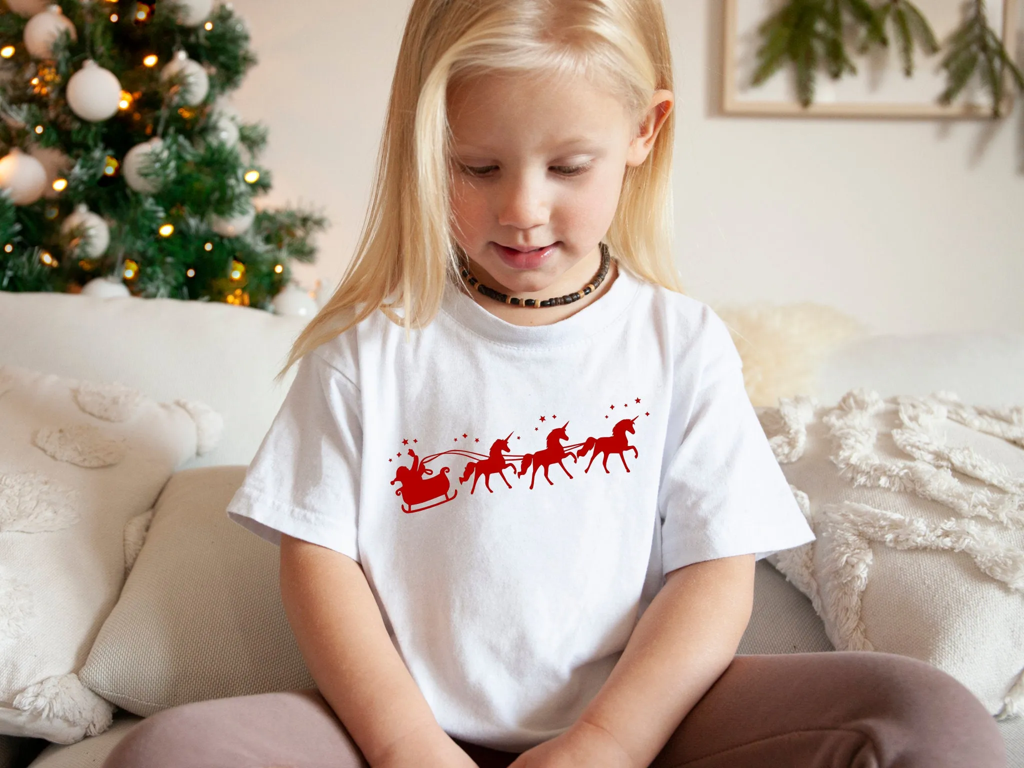 Unicorn Sleigh T-Shirt