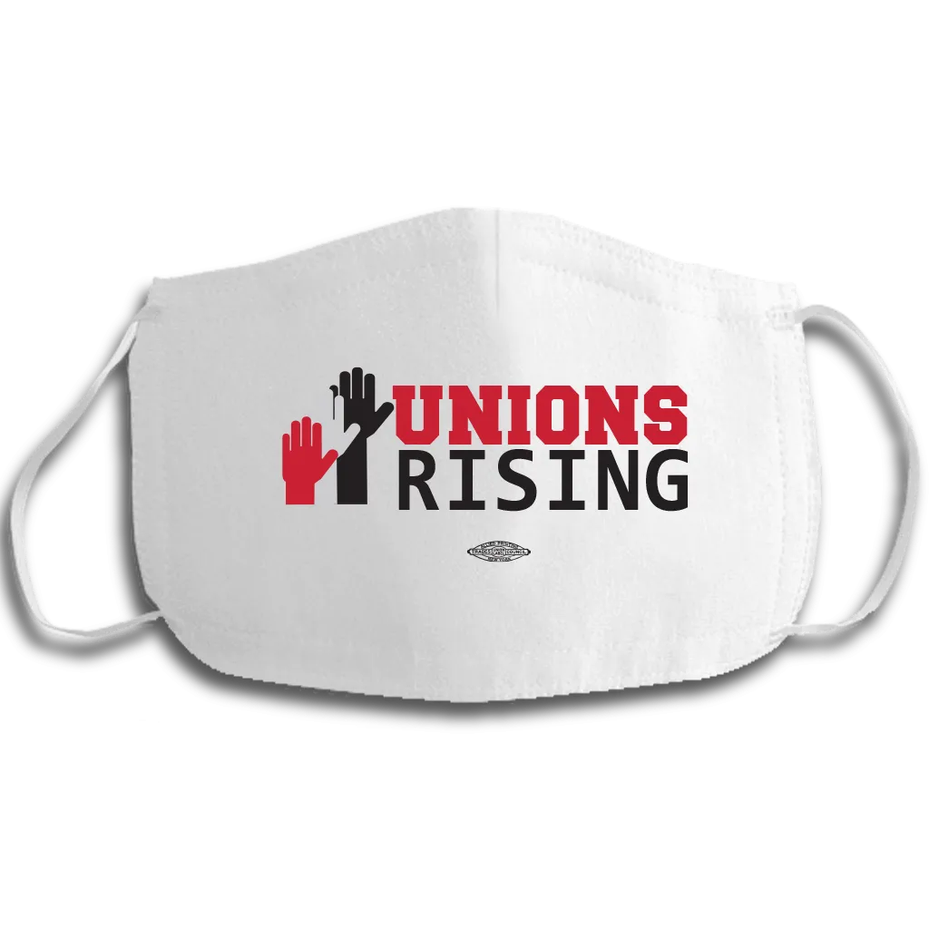 Unions Rising Face White Mask