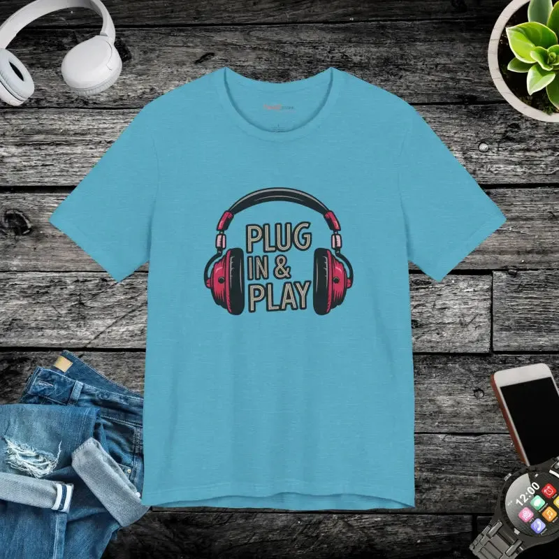 Unisex Jersey Short Sleeve Tee Plug in and Play