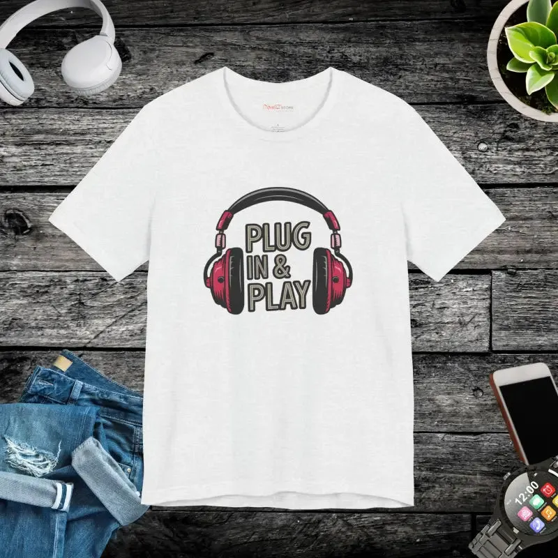 Unisex Jersey Short Sleeve Tee Plug in and Play