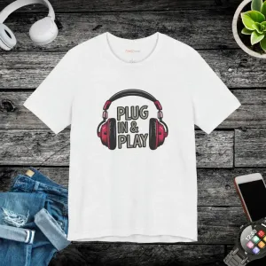 Unisex Jersey Short Sleeve Tee Plug in and Play