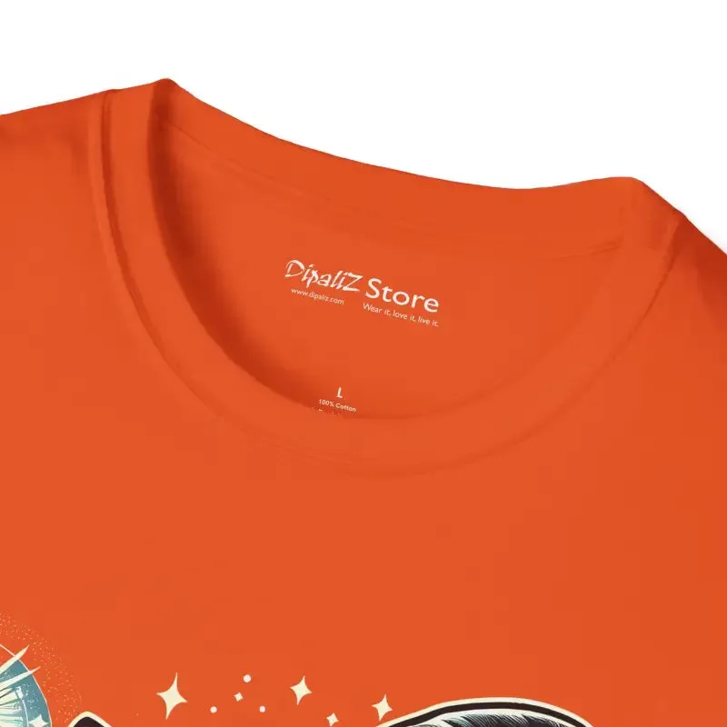 Unleash Magic with Halloween Witch Unisex Softstyle Tee