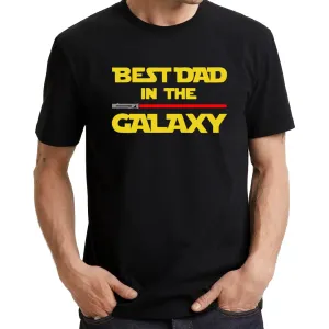 UT BEST DAD IN THE GALAXY Father Movie Parody Statement Unisex T-Shirt (Family TEE Set)