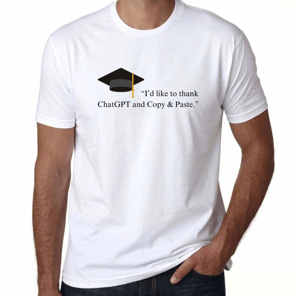 UT I LIKE TO THANK CHAT GPT AND COPY & PASTE Statement Unisex T-Shirt