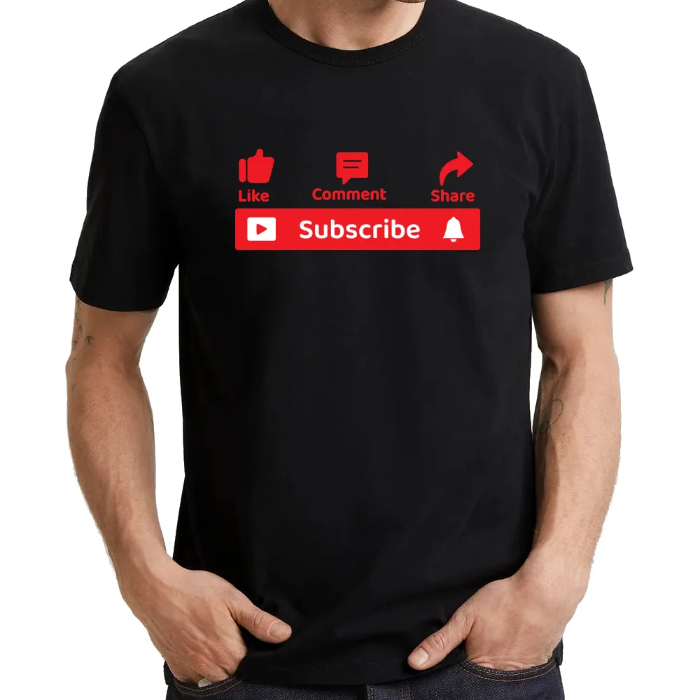 UT LIKE COMMENT SUBSCRIBE YouTube Statement Unisex T-Shirt