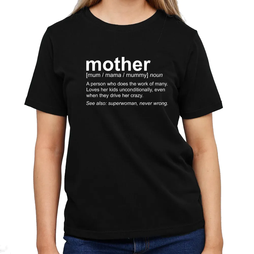 UT MOTHER DEFINITION Statement Unisex T-Shirt (Couple TEE Set)