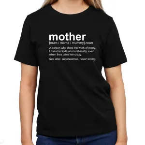 UT MOTHER DEFINITION Statement Unisex T-Shirt (Couple TEE Set)