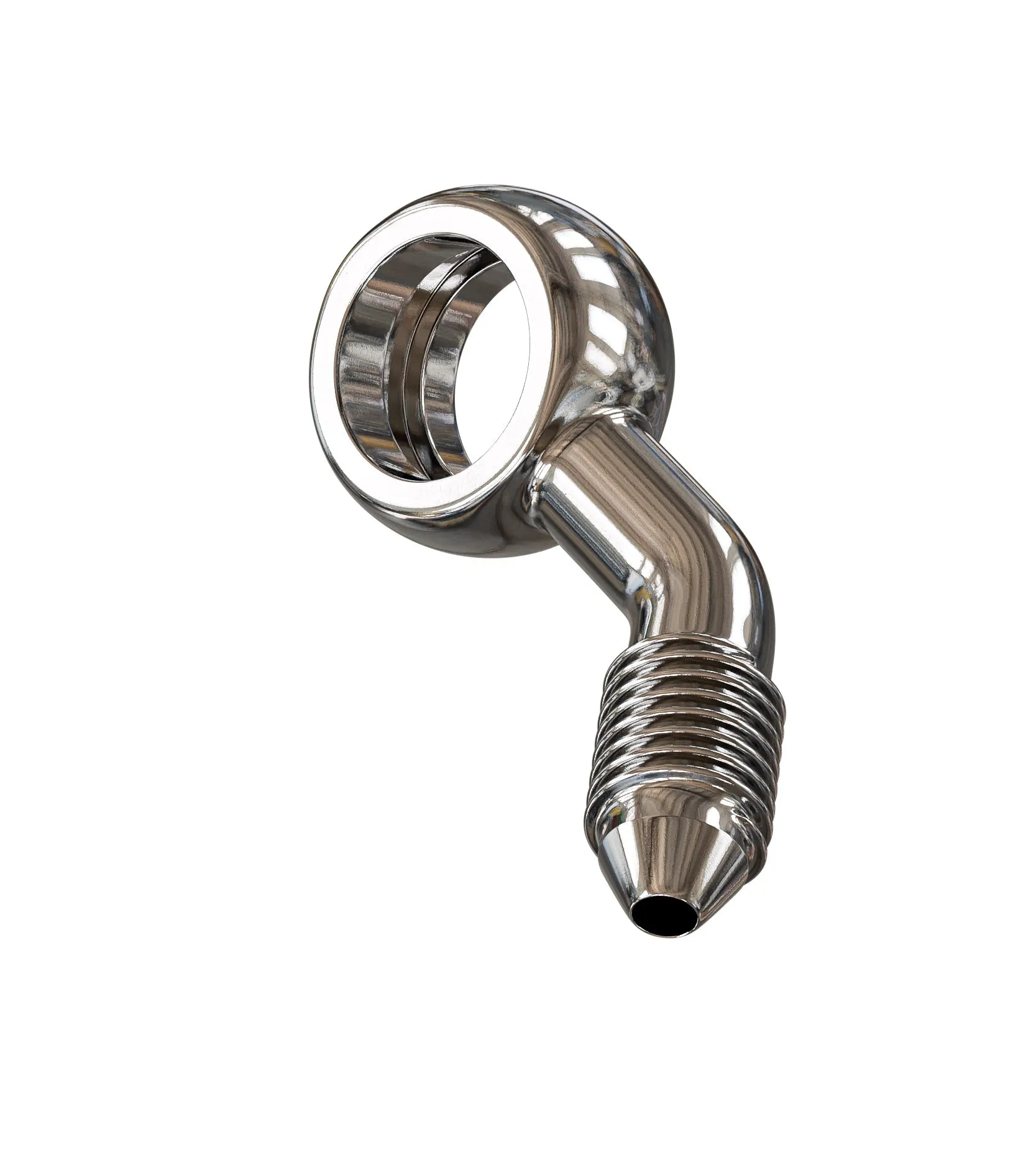 V-TWIN UNIVERSAL SLIM BANJO ADAPTOR - 45° COMPOUND