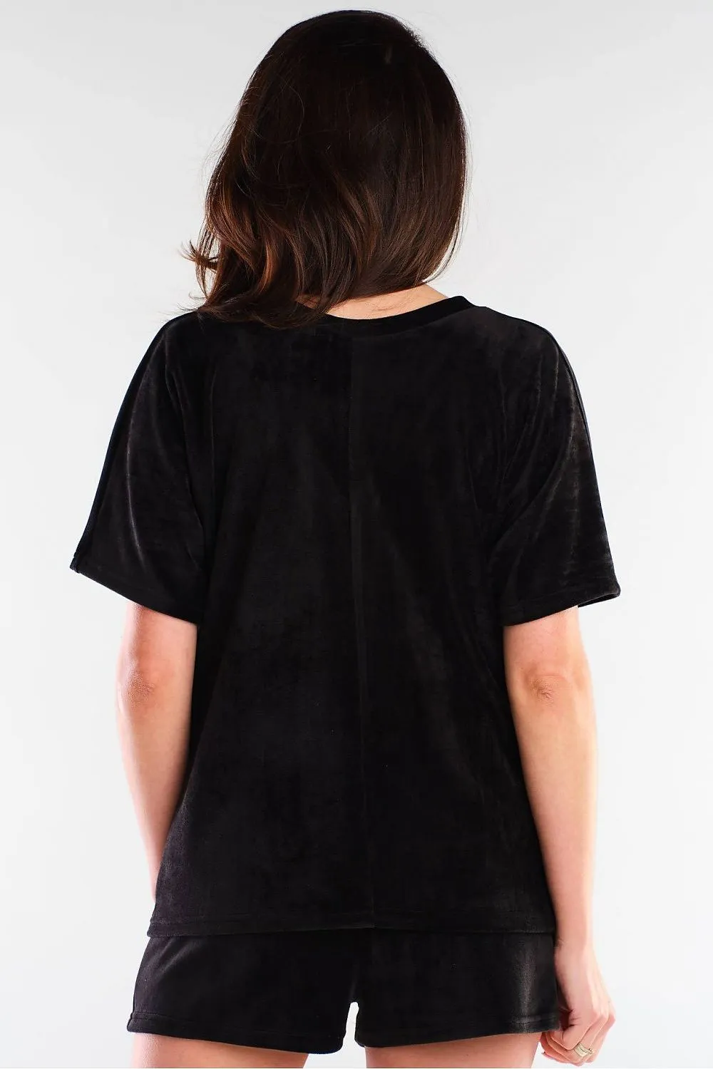 Velour Relaxed-Fit Luxury Shorts