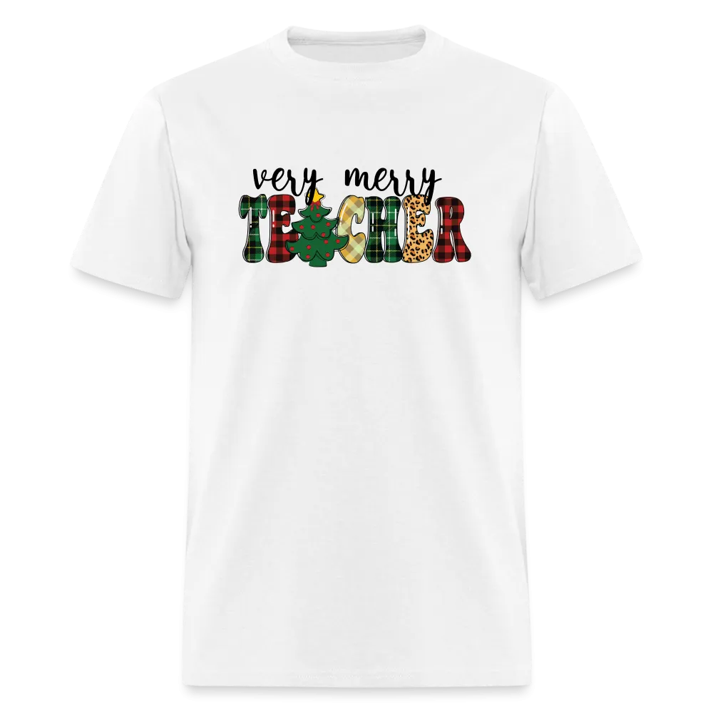 “Very Merry Teacher”-Unisex Classic T-Shirt