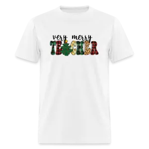 “Very Merry Teacher”-Unisex Classic T-Shirt