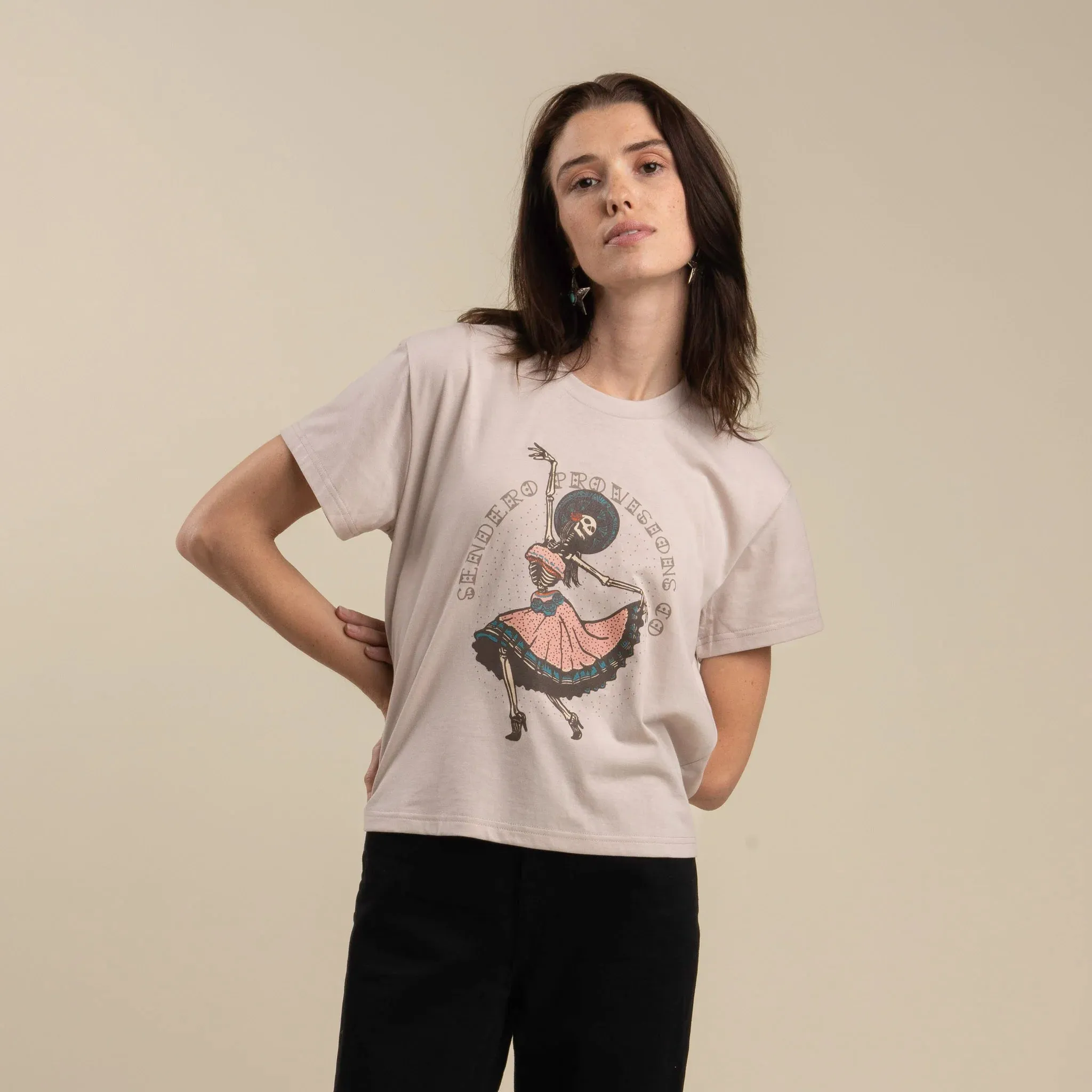 Viejones Women's Crop Tee