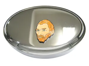 Vincent Van Gogh Head Oval Trinket Jewlery Box