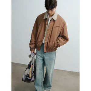 Vintage Corduroy Collar Cotton Jacket