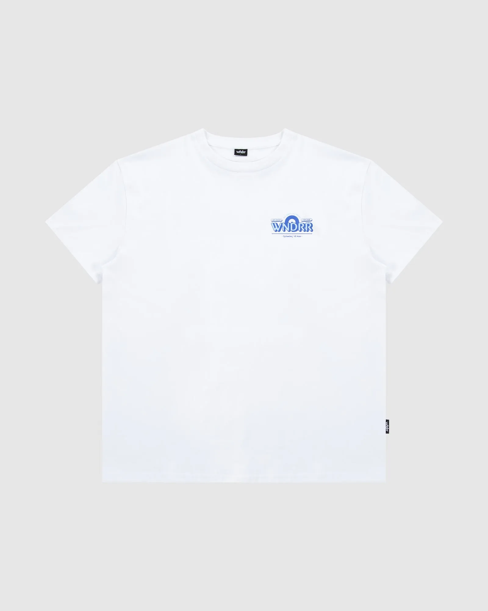 VINYL BAR BOX FIT TEE - WHITE