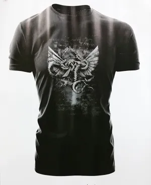 Warhammer 40k Forgeworld Event Only T shirt The Eagle Ensnared Black