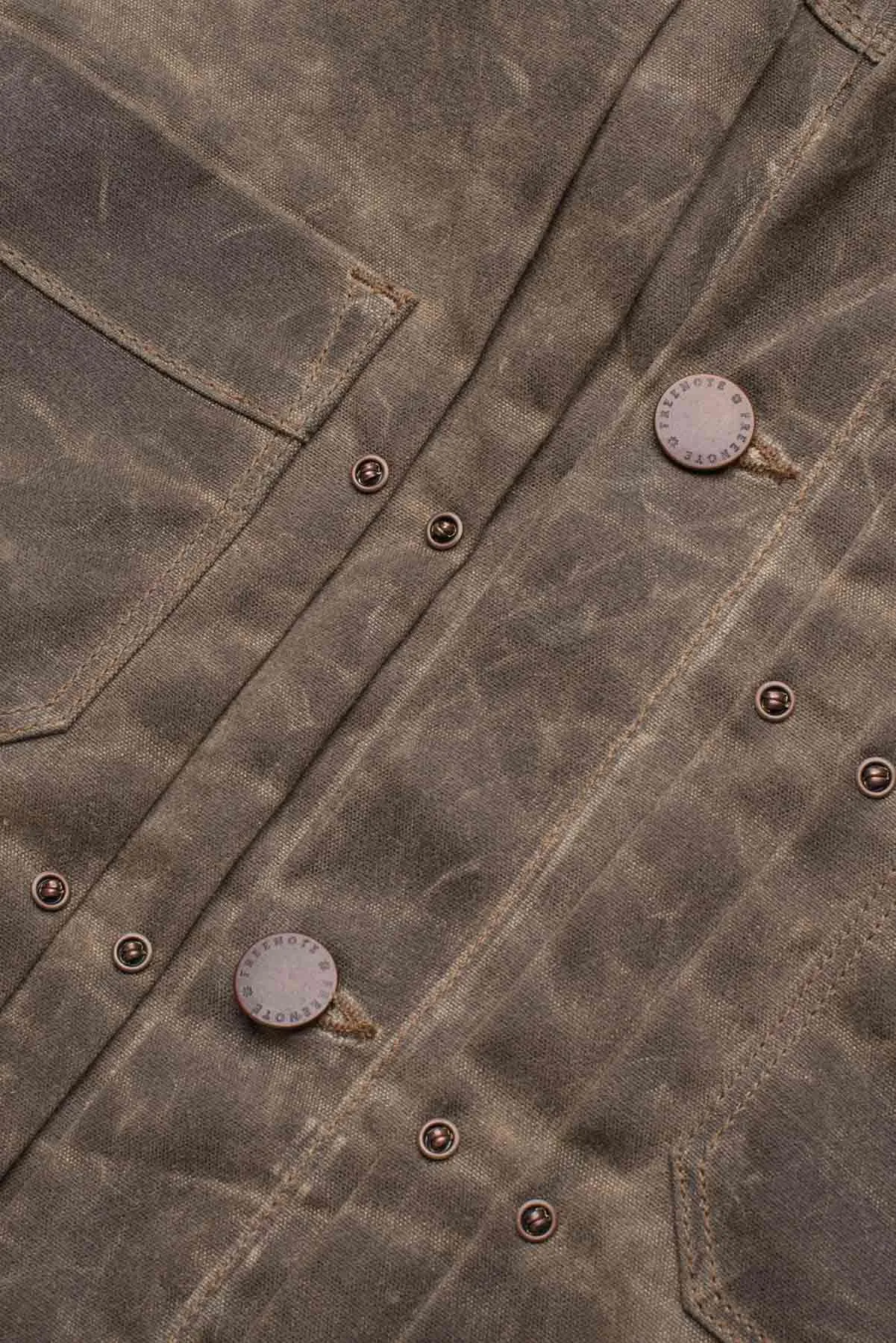 WAXED RIDERS JACKET - OAK/NAVY