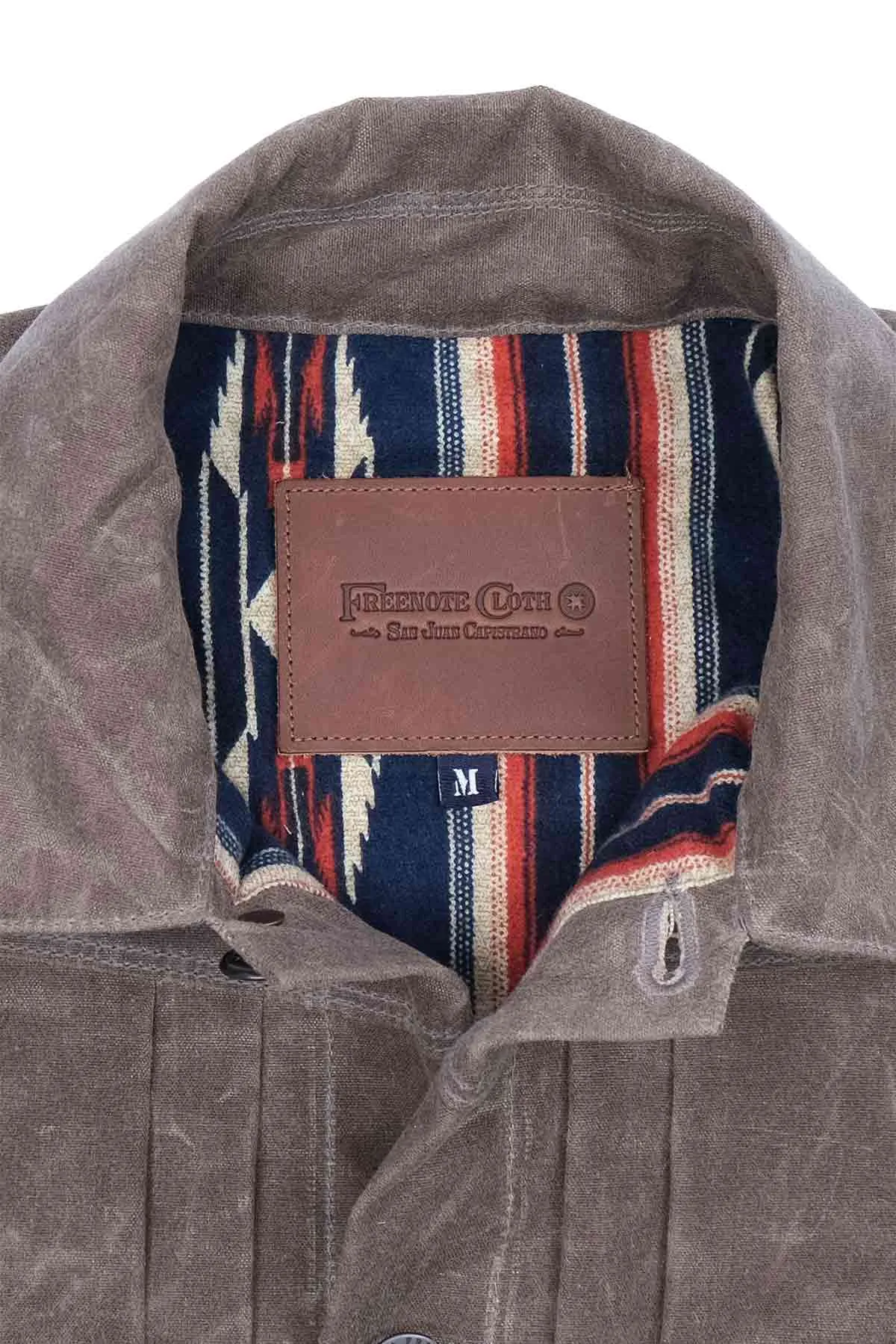 WAXED RIDERS JACKET - OAK/NAVY