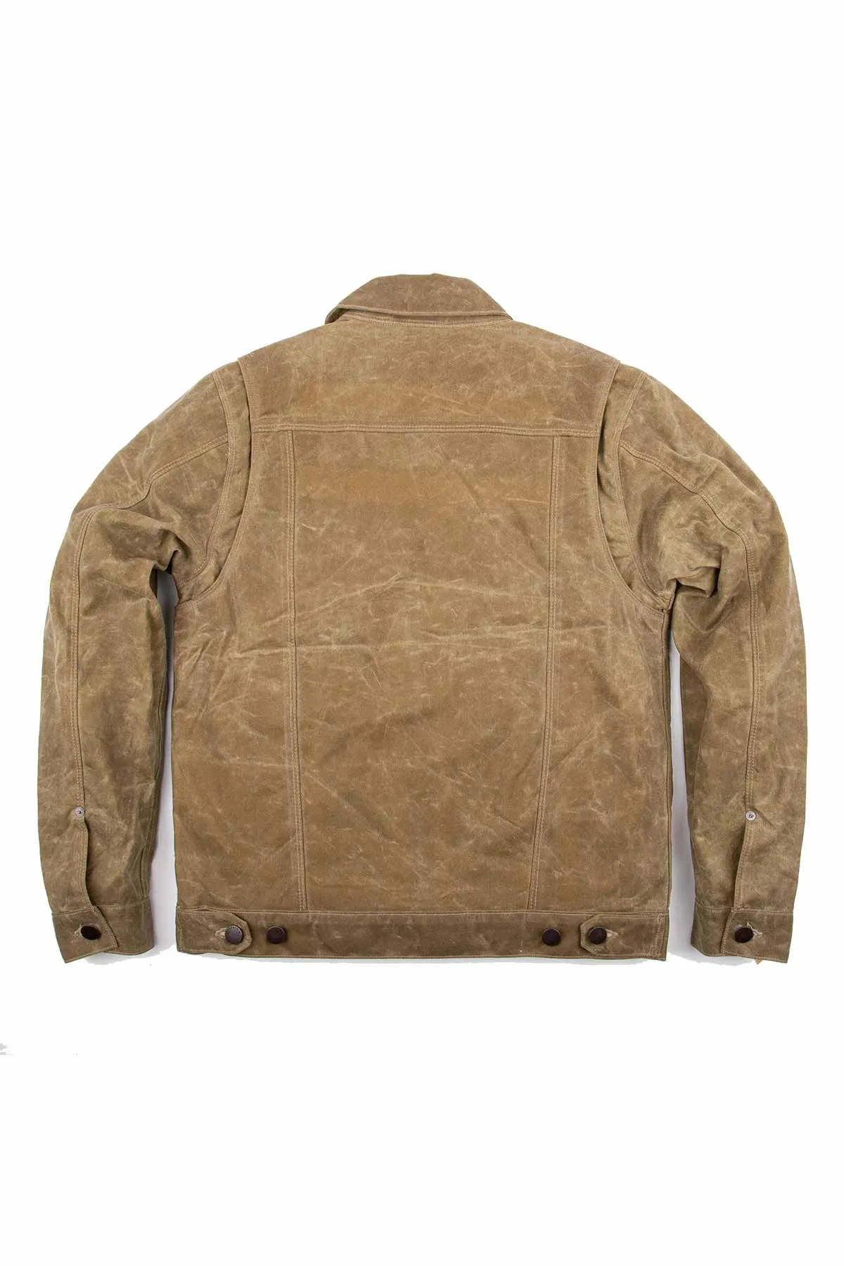 WAXED RIDERS JACKET - TOBACCO/BLACK
