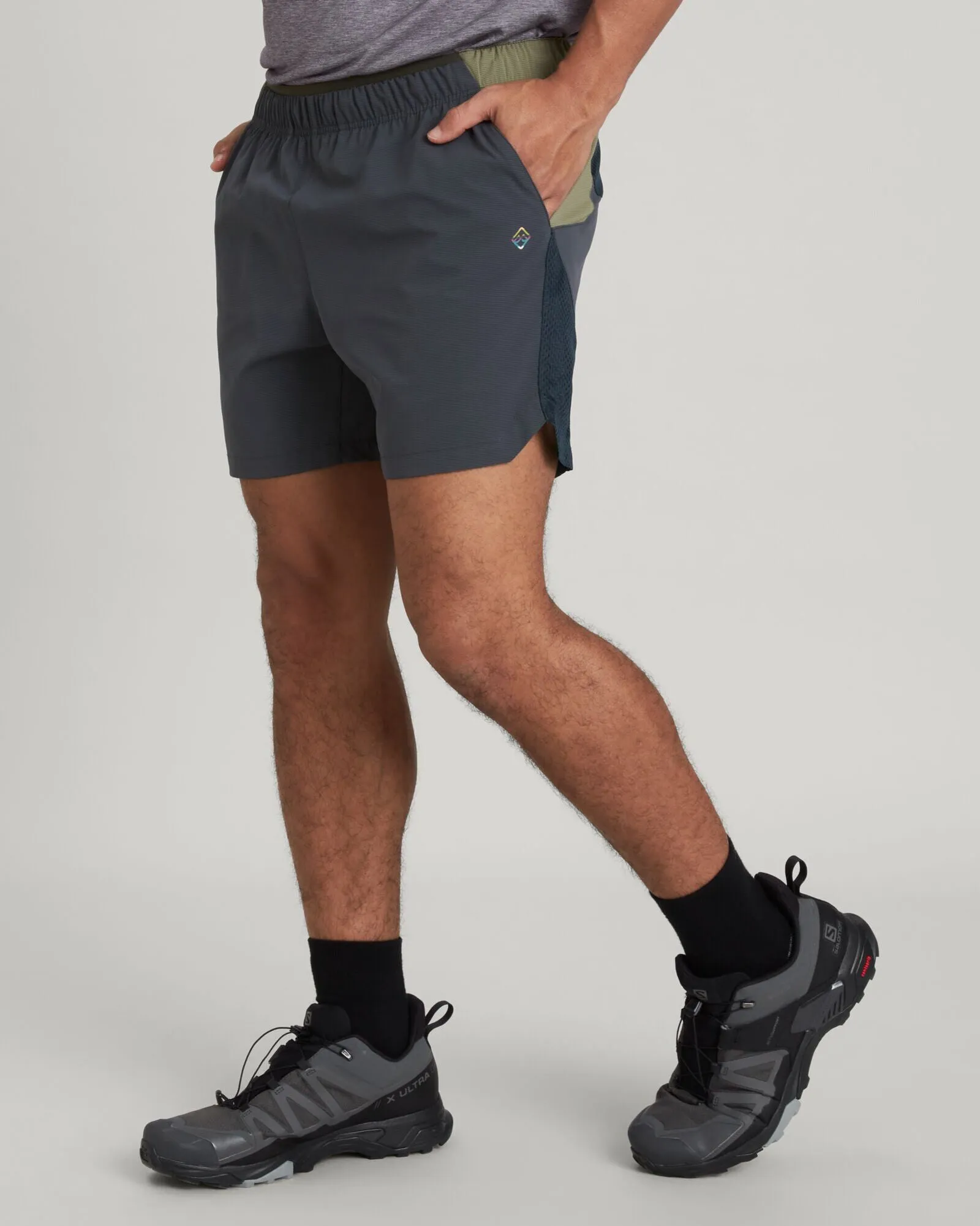 WELL.DER.NESS Energy Men's 5 inch Shorts - Night/Beech