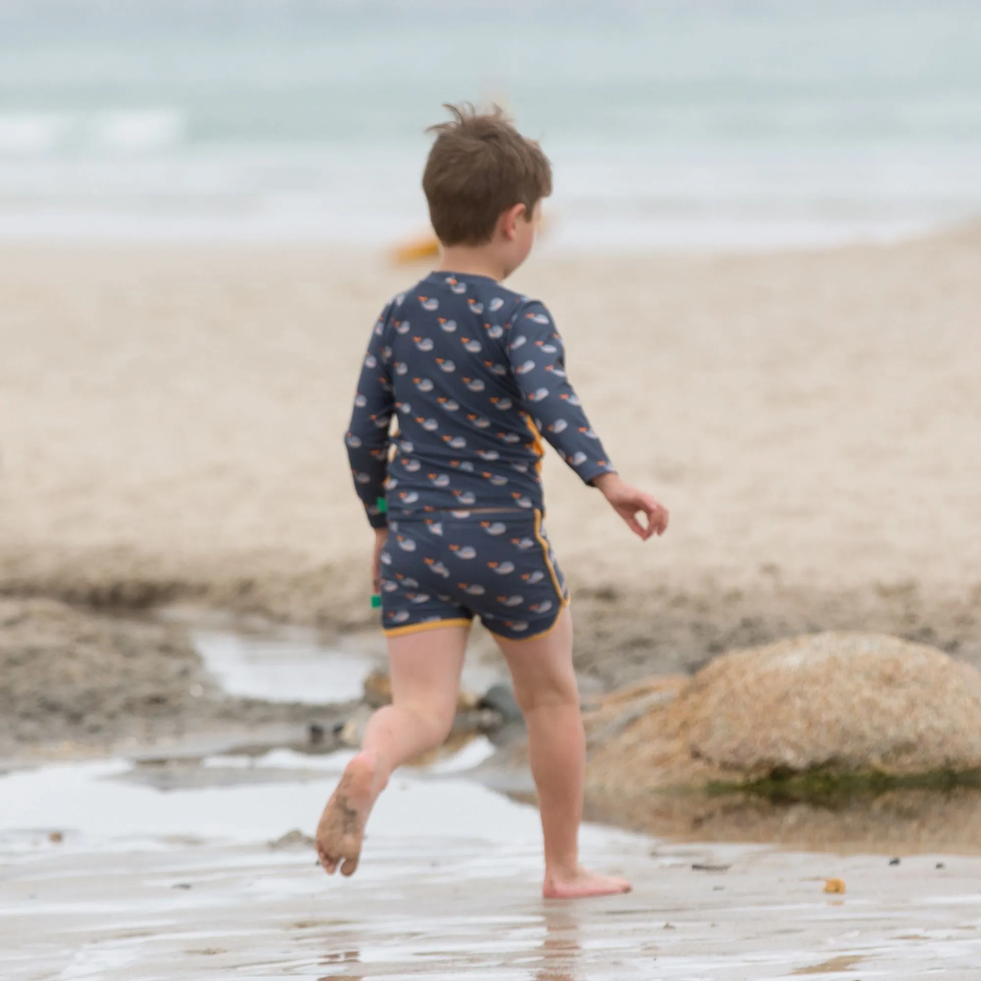 Whale Song UPF 50  Recycled Swim Shorts