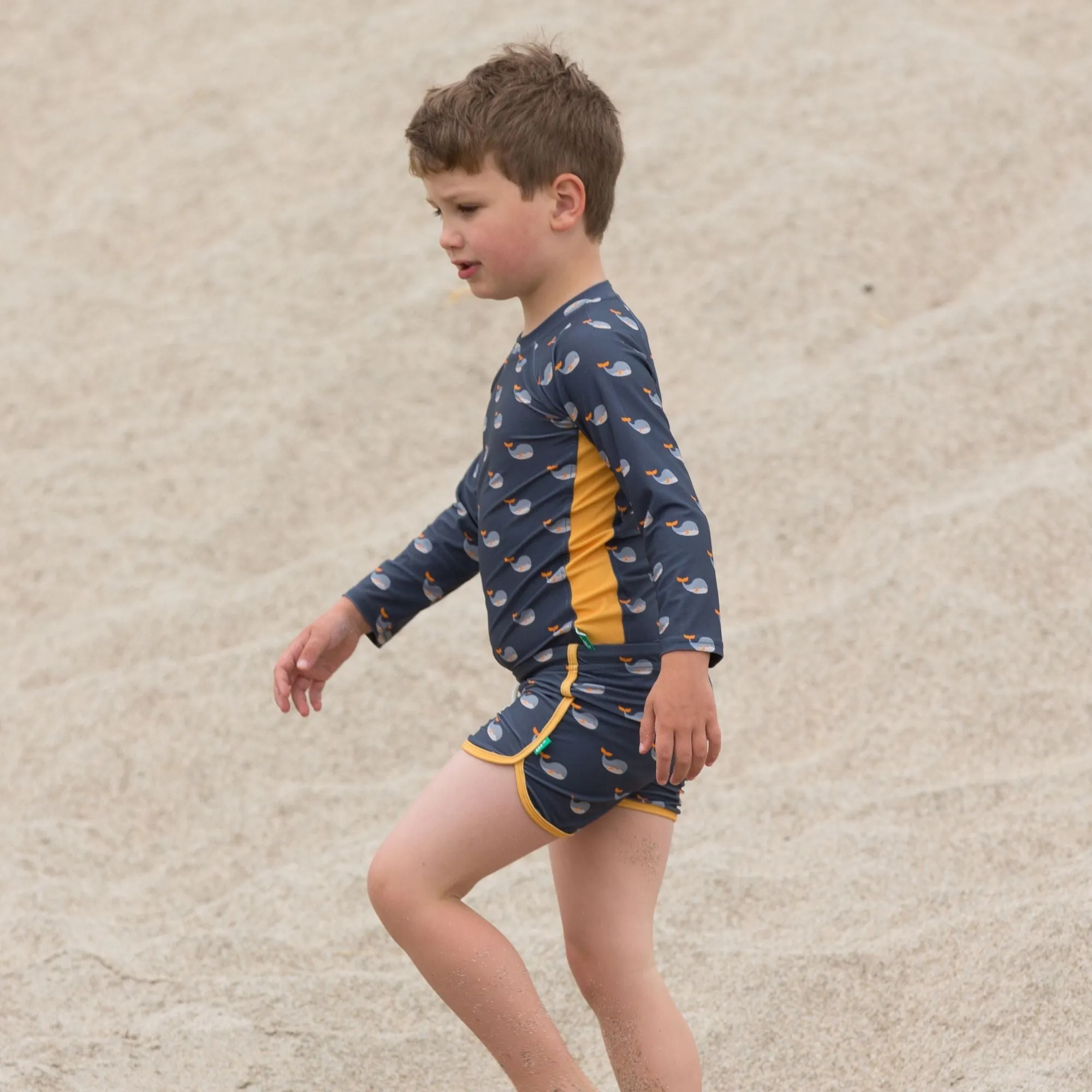 Whale Song UPF 50  Recycled Swim Shorts