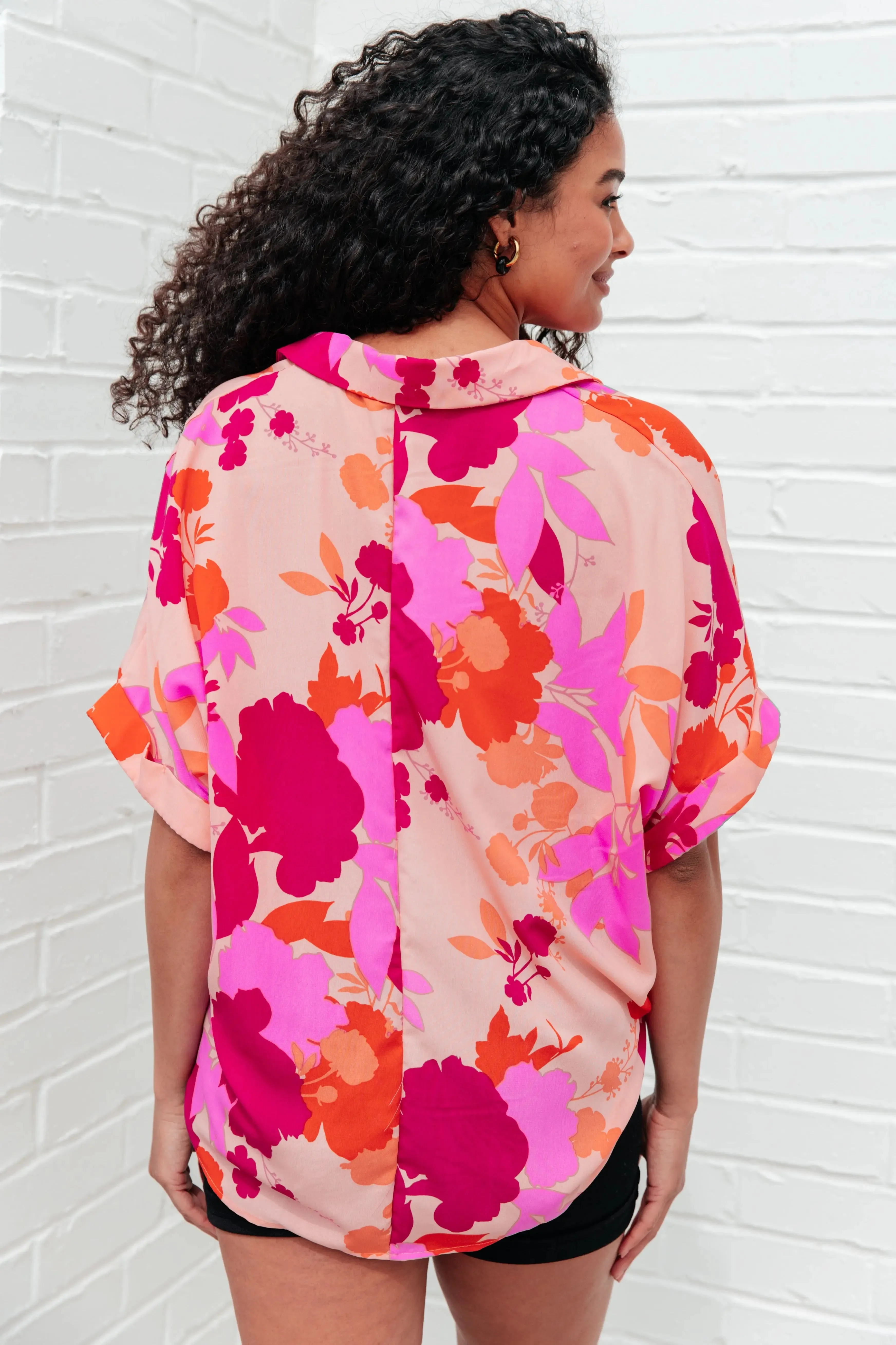 White Birch Hazy Cosmic Jive Relaxed Blouse
