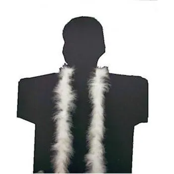 White Marabou Boa