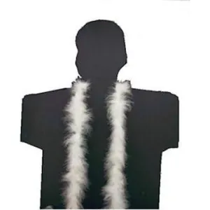 White Marabou Boa
