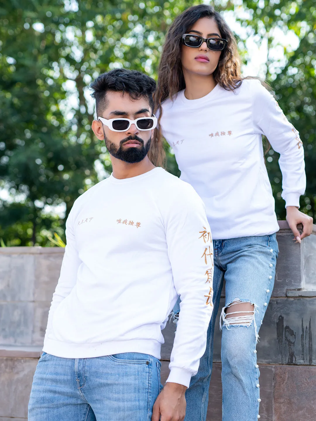 White Tokyo Manji Anime Sweatshirt For Women