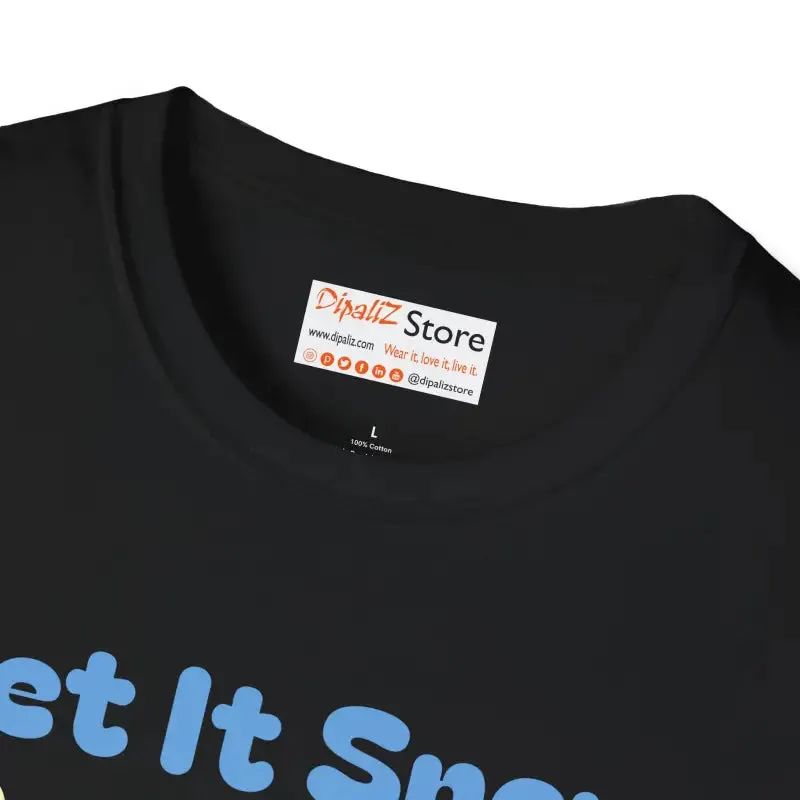 Winter Chic Unisex Softstyle Snowman Tee