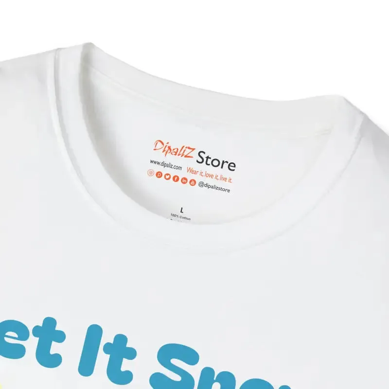 Winter Chic Unisex Softstyle Snowman Tee