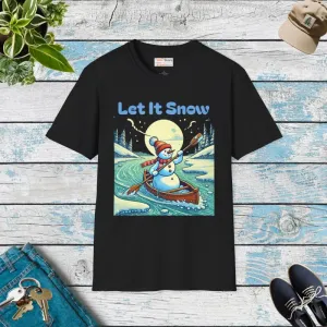 Winter Chic Unisex Softstyle Snowman Tee