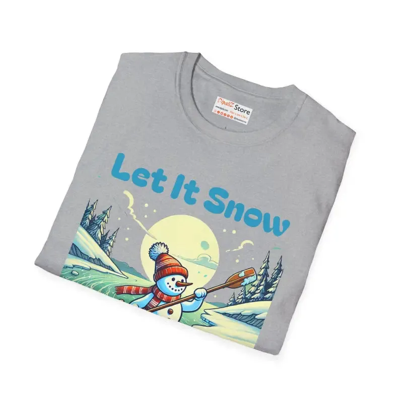 Winter Chic Unisex Softstyle Snowman Tee