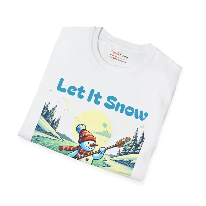 Winter Chic Unisex Softstyle Snowman Tee