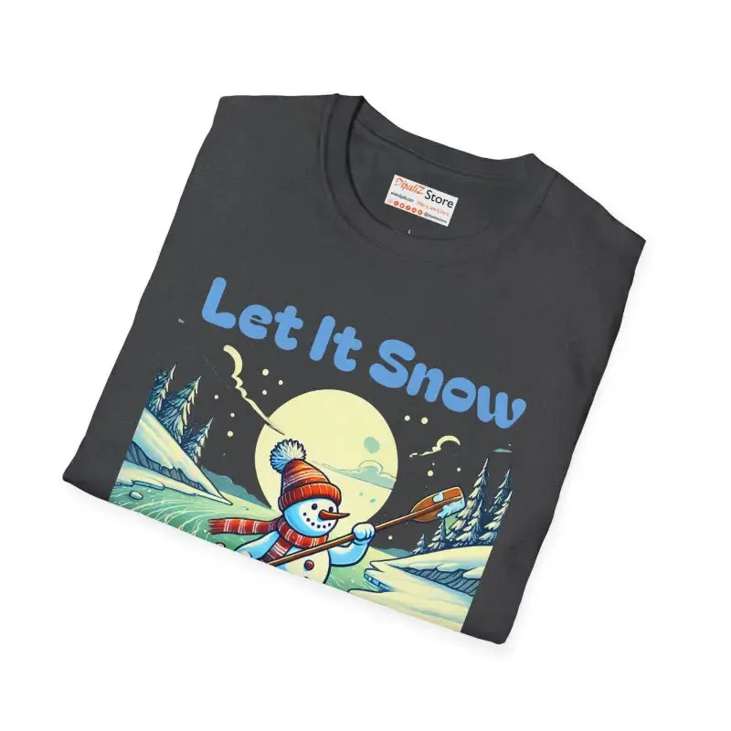 Winter Chic Unisex Softstyle Snowman Tee