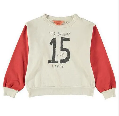 Winter Children Shirt Feather Print Blue Cotton Fur Kids Sweaters Boys Girls Clothing Blouse for 2-11y