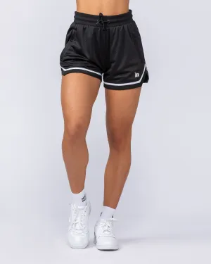 Womens 3" Basketball Shorts - Black