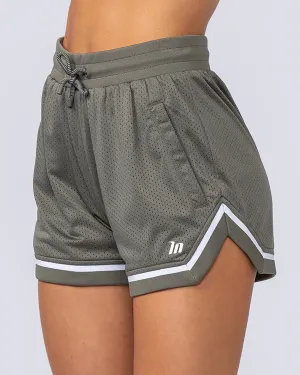 Womens 3" Basketball Shorts - Ivy